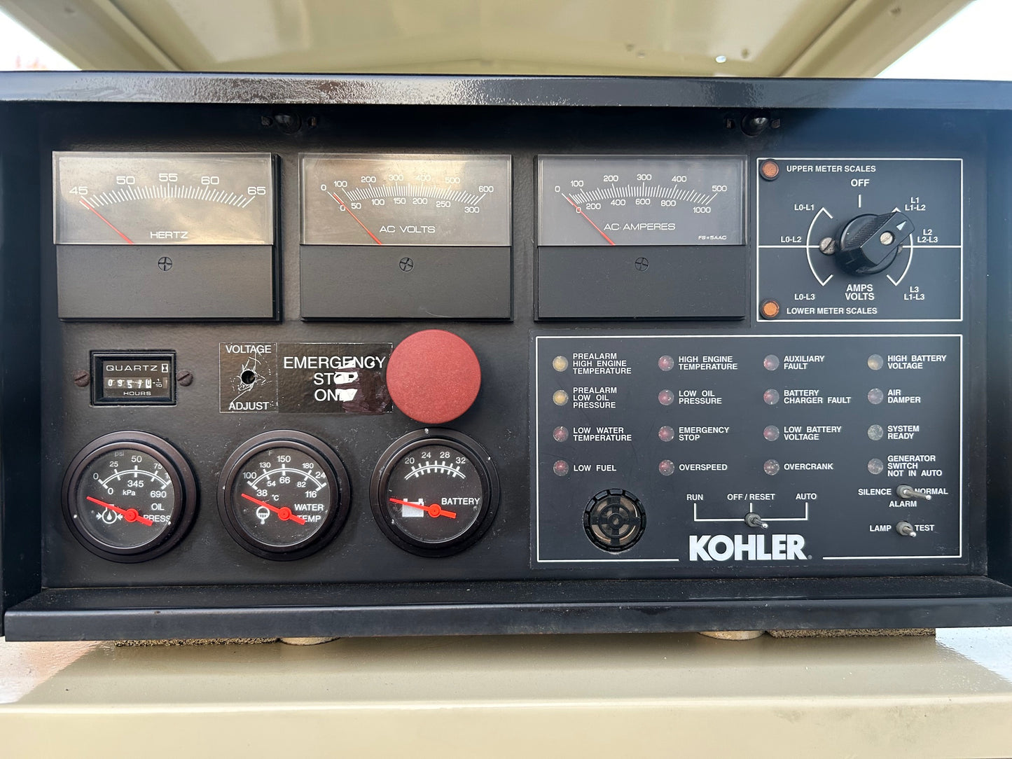 240KW 300KVA Kohler 230REOZ Diesel Generator 957 Hrs TESTED-17519