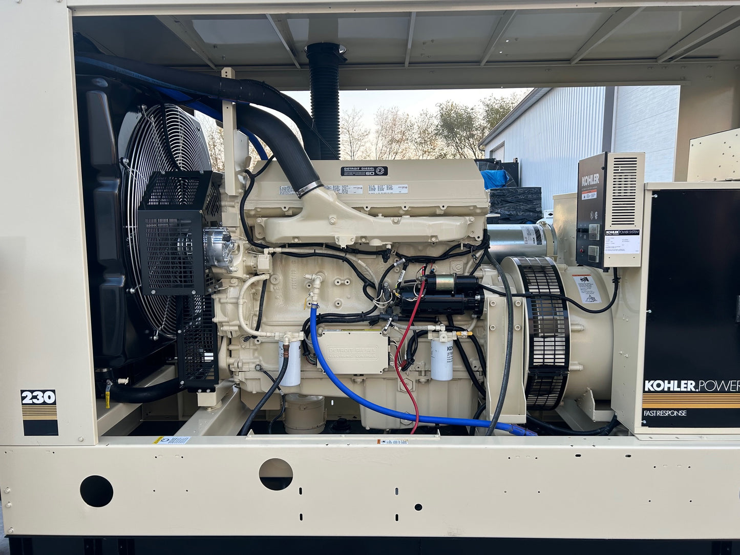 240KW 300KVA Kohler 230REOZ Diesel Generator 957 Hrs TESTED-17519