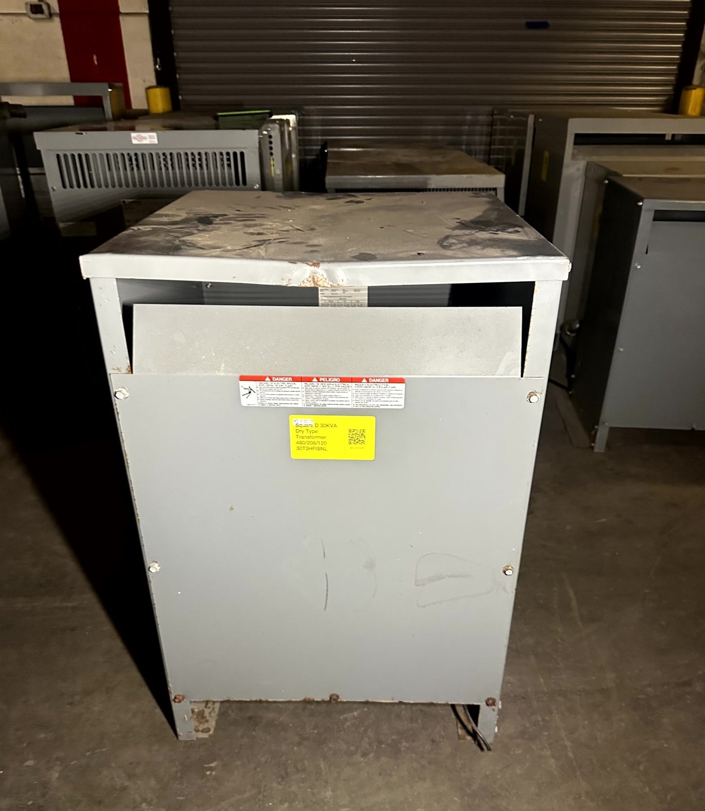Square D 30KVA Dry Type Transformer 480/208/120 30T3HFISNL(S6LLST2446)
