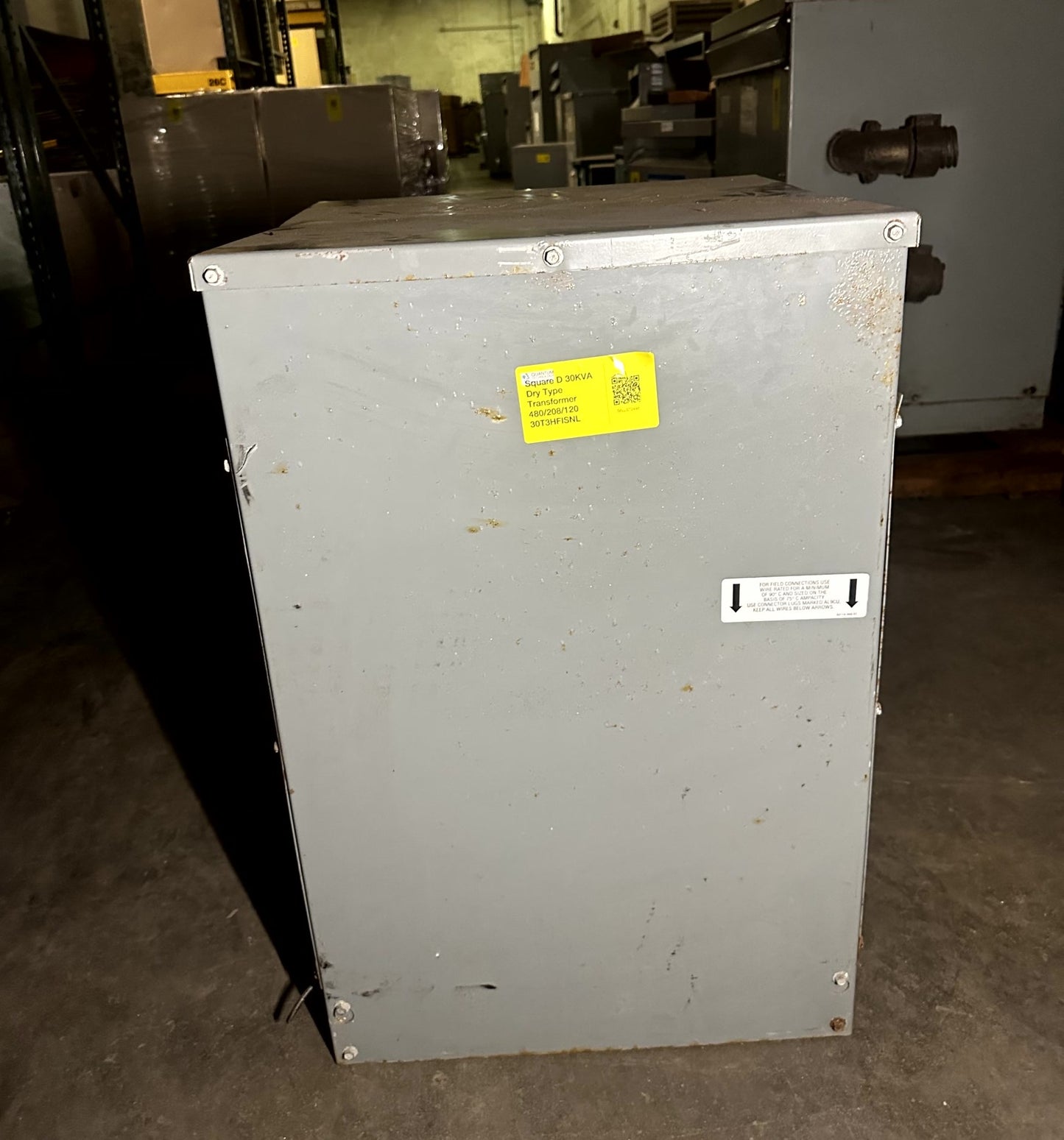Square D 30KVA Dry Type Transformer 480/208/120 30T3HFISNL(S6LLST2446)