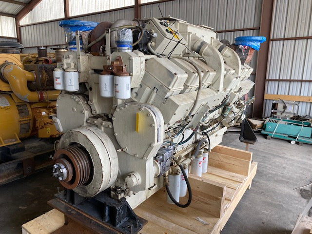 High Hour Runner Cummins KTA50-M 1000HP Diesel Marine Engine - DPC1242