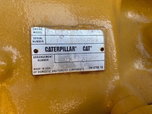 Low Hour Caterpillar C13 400KW Tier 3 Diesel Generator Set - DPC1219