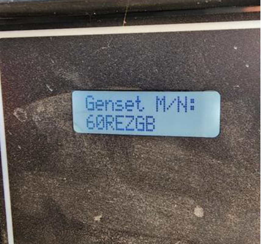 60KW Kohler 60REZGB NG/LP Generator 1ph 120/240V 4418hrs