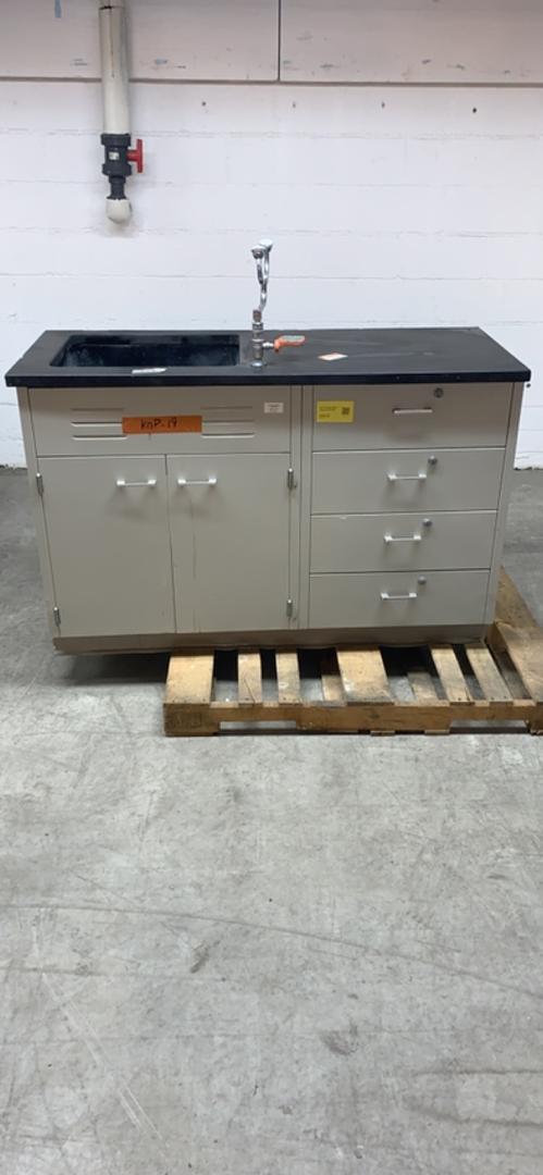 55" St Charles Black Epoxy Sink Bundle(S6LLST7134)