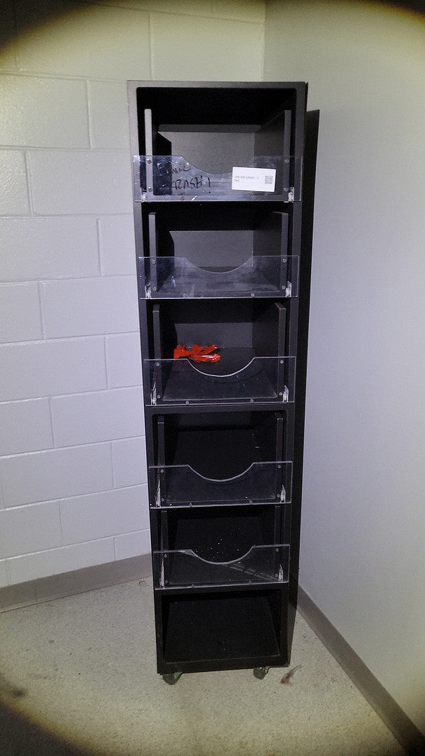 *Pickup Only* Black rolling cart(S6LLST1981)