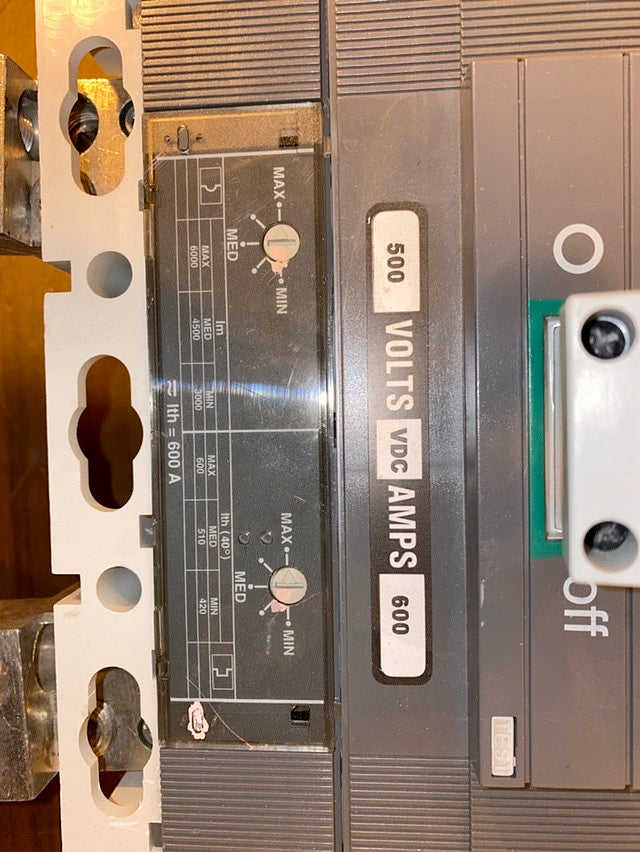 600A ABB S6N YF7344 DC Circuit Breaker(S6LLST1455)