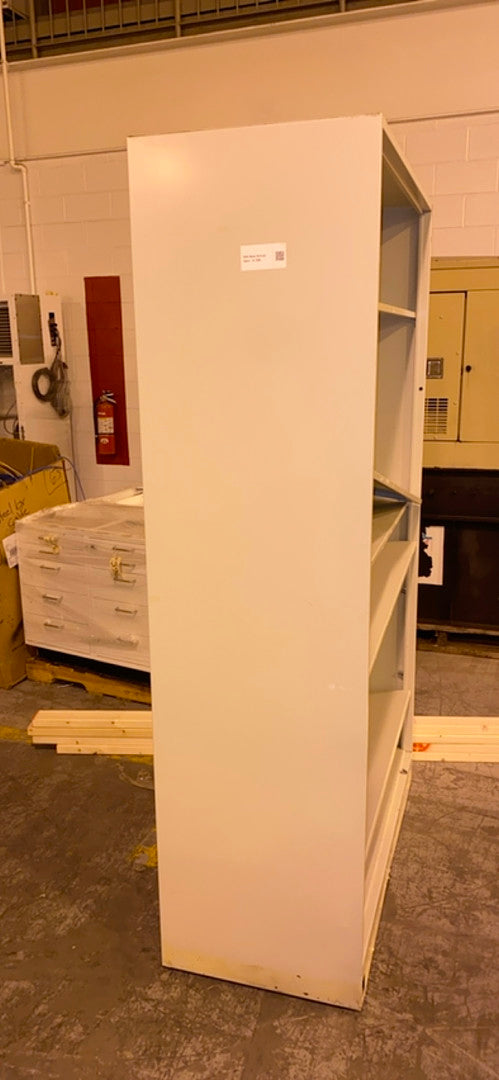 48" Tall Metal Lab Storage Cabinet w/ Shelves Book / Reagent(S6LLST2704)