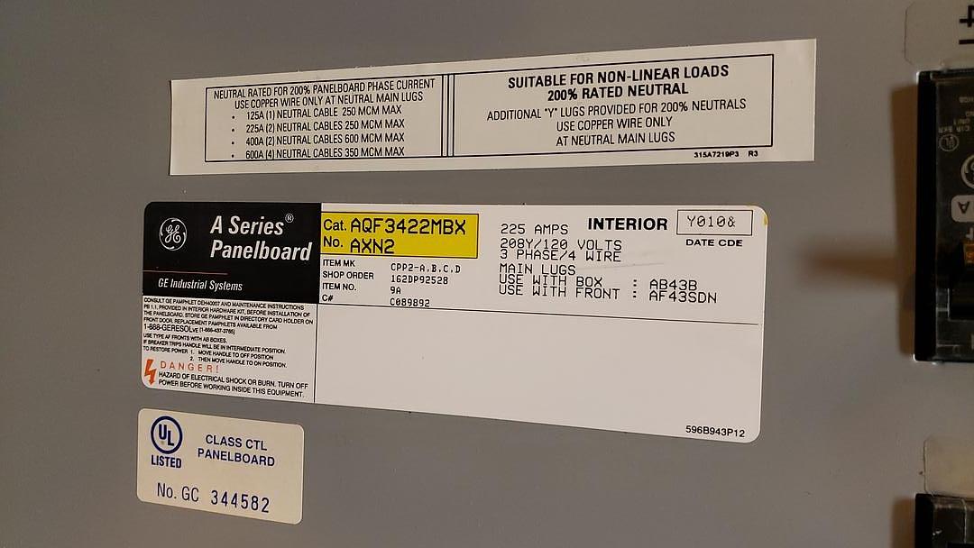 GENERAL ELECTRIC PANEL BOX S6LLST12614(S6LLST12614)