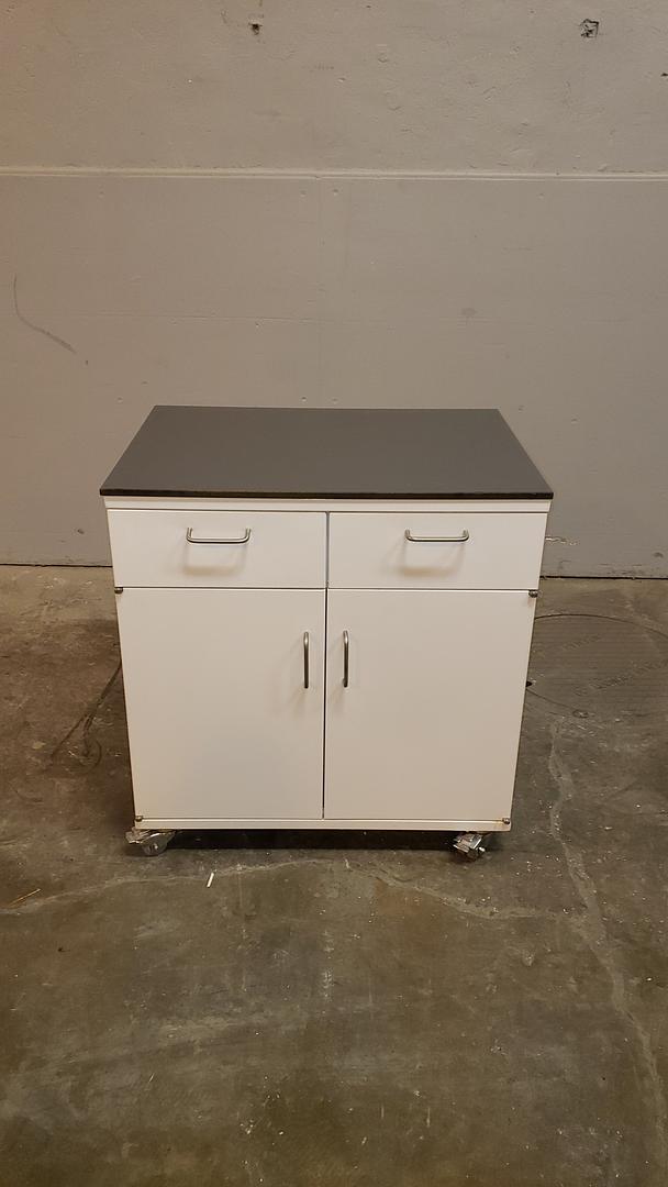 Rolling Lab Casework 2 Stainless Drwr 2 Door(S6LLST10372)