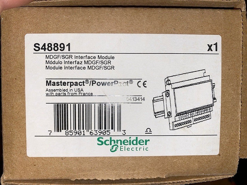Schneider Electric S48891 Modified Differential Ground Fault Interface Module(S6LLST0987)