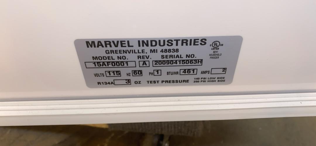 Under Counter Lab Freezer Marvel 15AF0001 Tested-5(S6LLST5857)