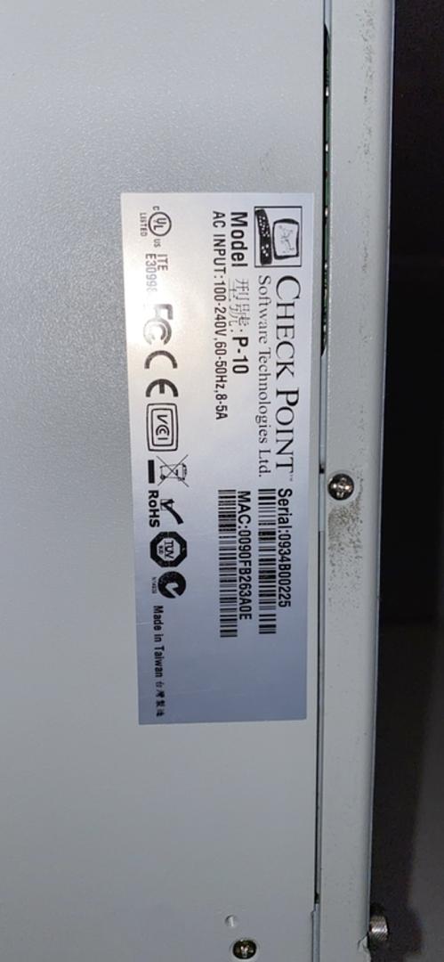 Check Point P-10 Network Firewall Security Appliance(S6LLST5504)