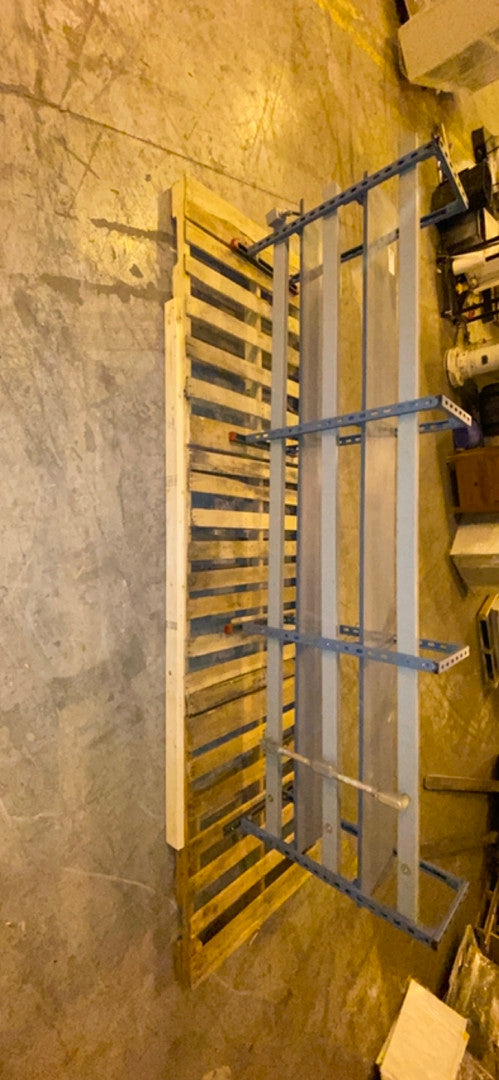 2 Tier Reagent Shelf w/ Wiremold Outlets 117x21x38(S6LLST3101)