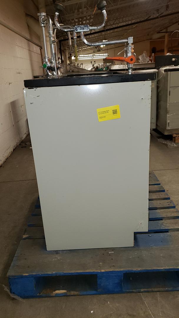 37" St Charles Black Epoxy Sink Bundle(S6LLST7296)