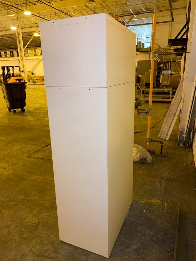 White Metal Steelcase Lateral Filing Cabinet w/ Storage(S6LLST1040)