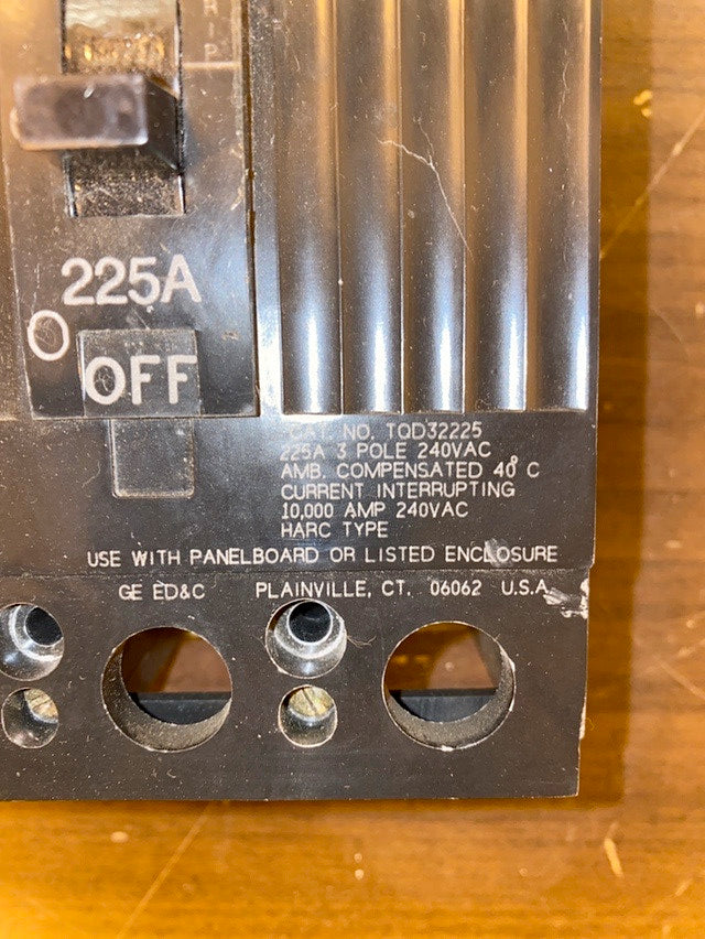 *Pickup Only* 225A GE TOD32225 Circuit Breaker(S6LLST1521)