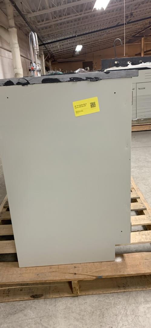 56" St Charles Black Epoxy Sink Bundle(S6LLST7218)