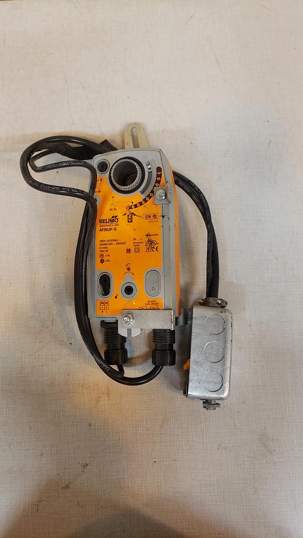 *Pickup Only* Lot of 2 Belimo AFBUP-S Actuator, 180in-lb 20Nm, Spring Return, AC 24-240 V / DC 24-125 V(S6LLST8130)