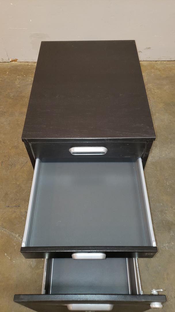 *Pickup Only* Small Rolling 2 Drawer File Cabinet W/Lock S6LLST10078(S6LLST10078)