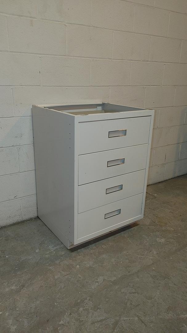 24" 4 Drawer Recessed Casework(S6LLST11884)