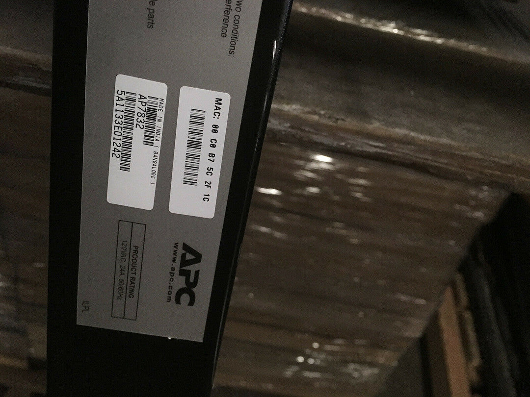 *Pickup Only* APC AP7832 Rack PDU, Metered, Zero U, 30A, 120V, 24 l5-30p Plug (S6LLST0316)