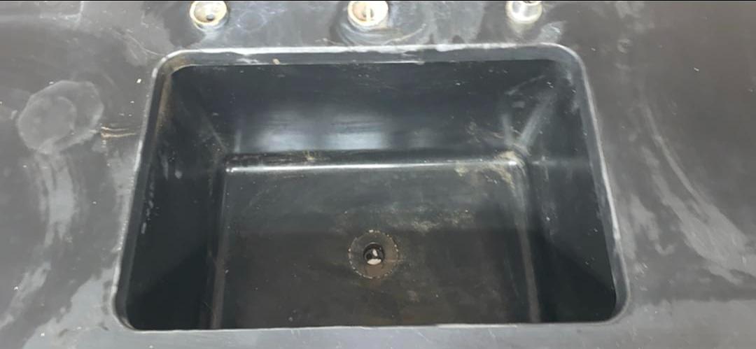 61" St Charles Black Epoxy Sink Bundle(S6LLST7093)