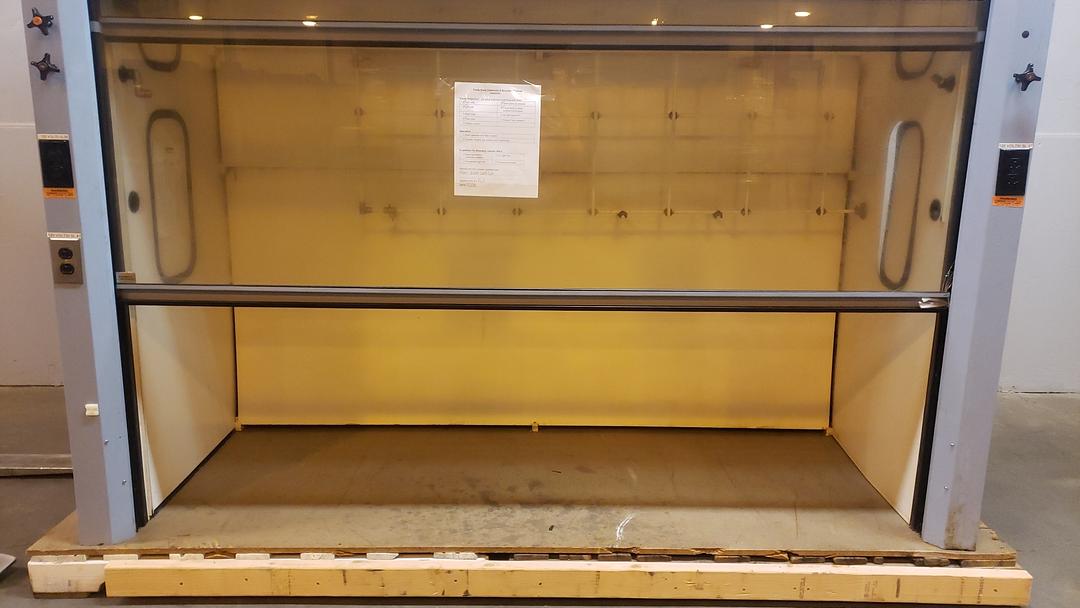 8' Walk-In Hamilton Fume Hood SAFEAIRE Horizontal Sash(S6LLST9510)