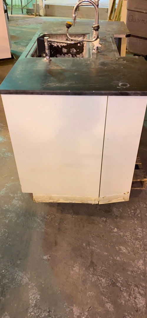 68"x33"x36" Lab Sink w/ Casework Faucets Eyewash(S6LLST2724)