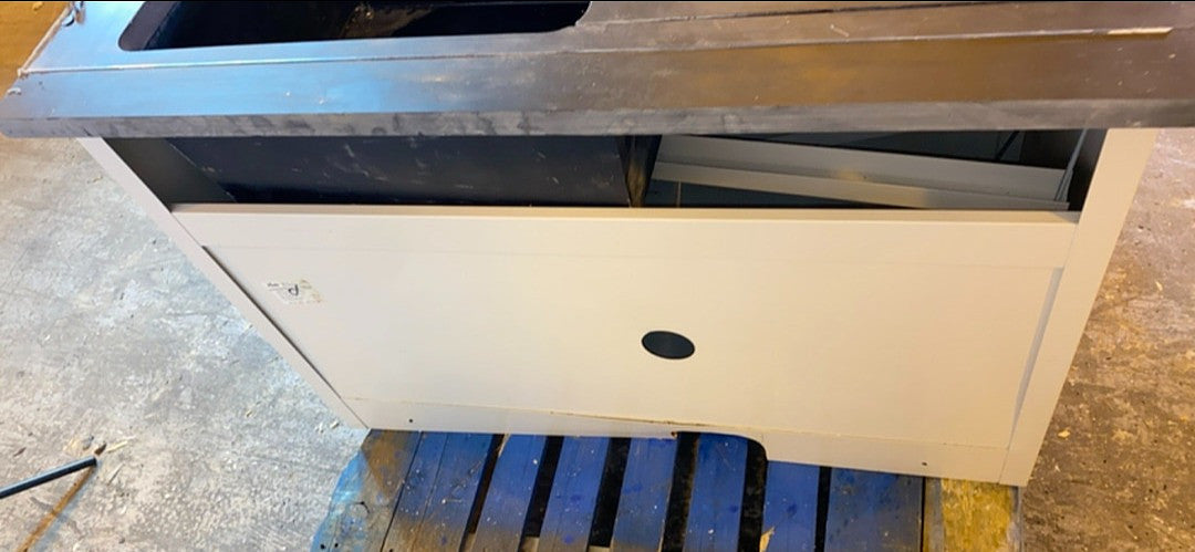50" St Charles Metal Lab Sink Unit w Basin(S6LLST2274)