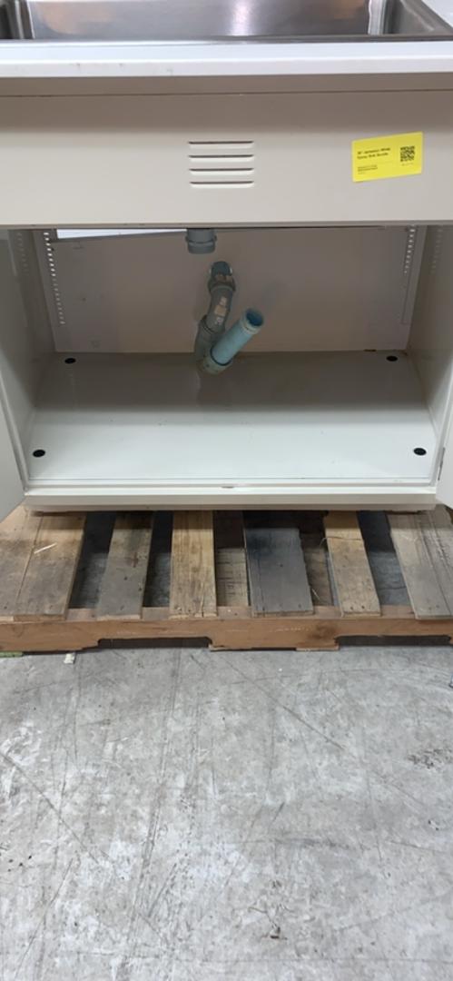 38" Jameston White Epoxy Sink Bundle(S6LLST7119)
