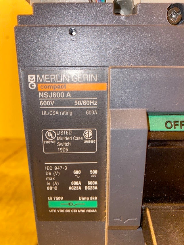 MERLIN GERIN, NSJ600 A, 600A(S6LLST1302)