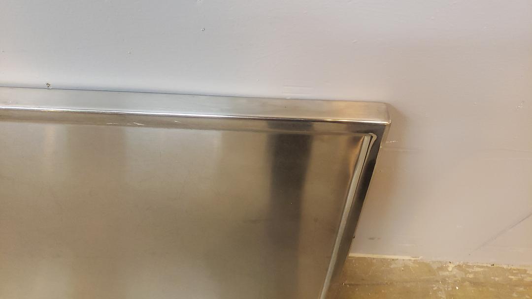 Stainless Steel Countertop w/ Dished Perimeter 5'x25"(S6LLST8547)