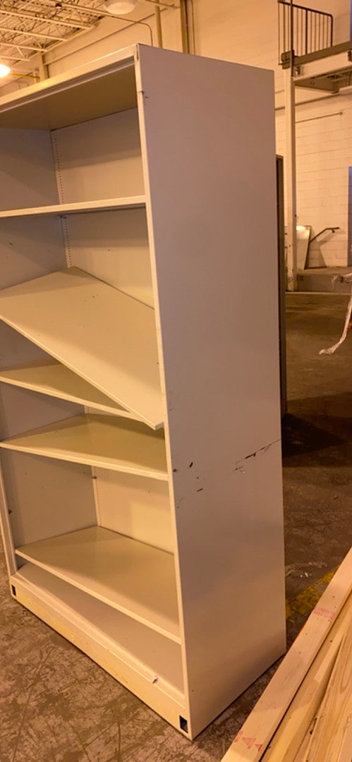 48" Tall Metal Lab Storage Cabinet w/ Shelves Book / Reagent(S6LLST2704)