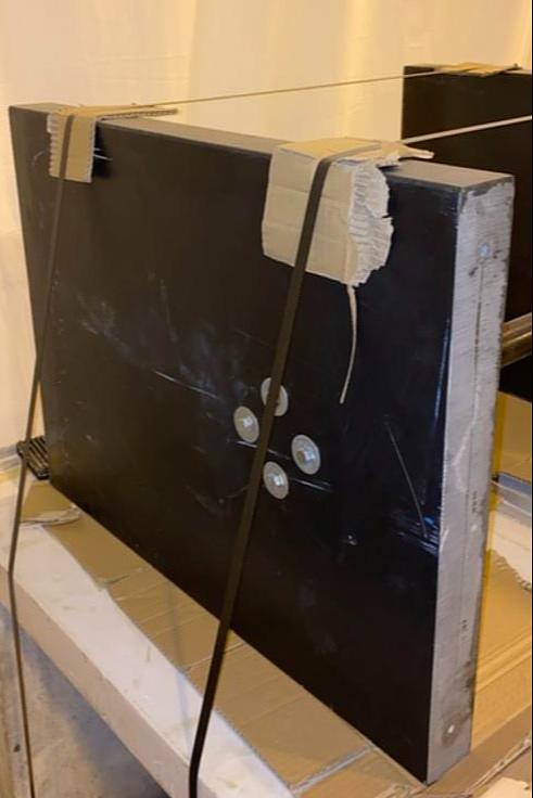 Black Marble Balance Table(S6LLST3464)