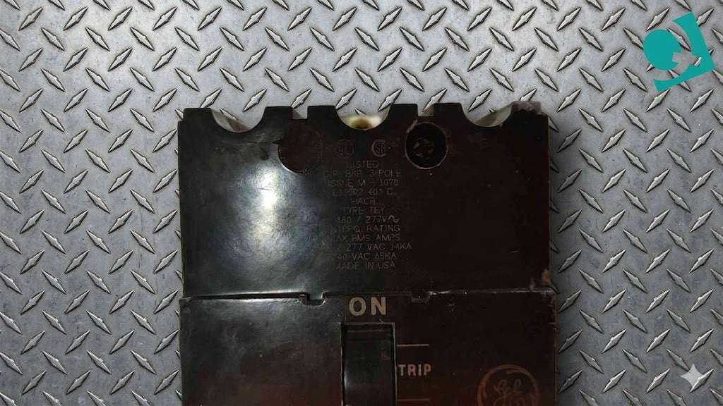 General Electric 3 Pole Circuit Breaker 100A 480/277VAC M-1070