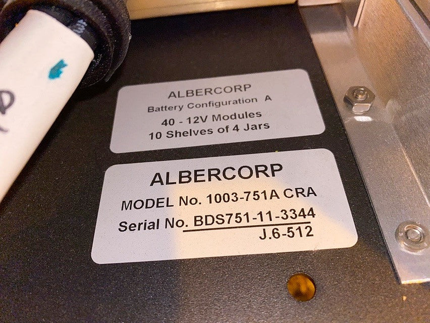 Alber 1003-751A CRA BDS-40 Battery Diagnostic System PLUS Unit(S6LLST1002)