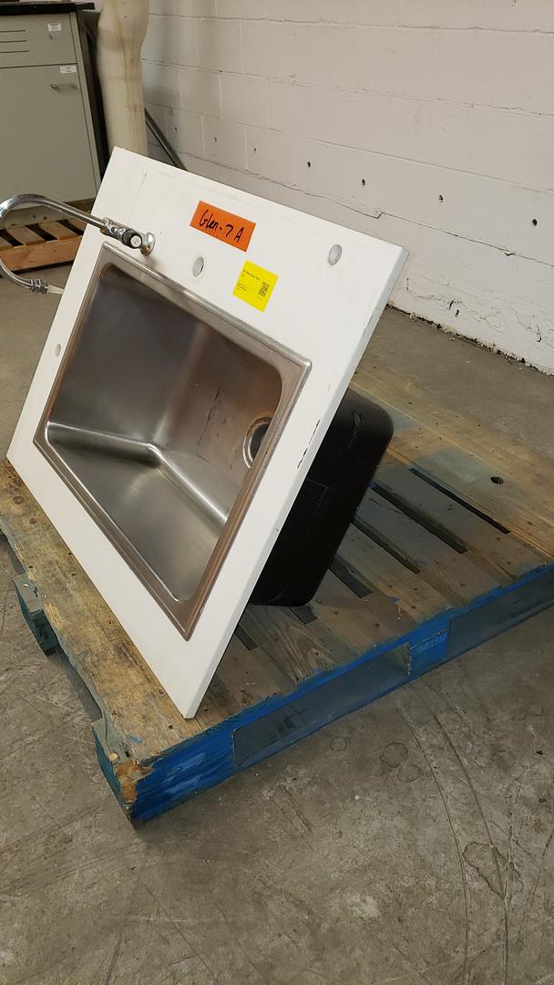 38" White Epoxy Sink Top(S6LLST7361)