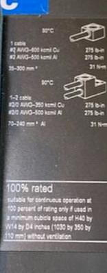 PowerPact Square D 400A Breaker 527397P1 DGF36400E20SO(S6LLST4414)