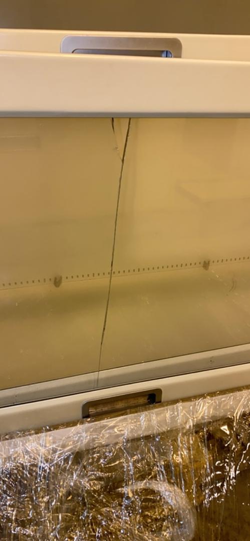 84" Tall Recessed Glass Sliding Cabinet(S6LLST6405)