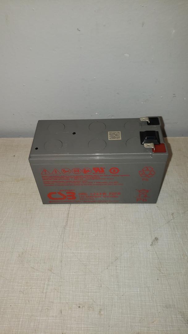 CSB 9 AMP Battery HRL1234W F2FR 12V WORKING!(S6LLST8801)