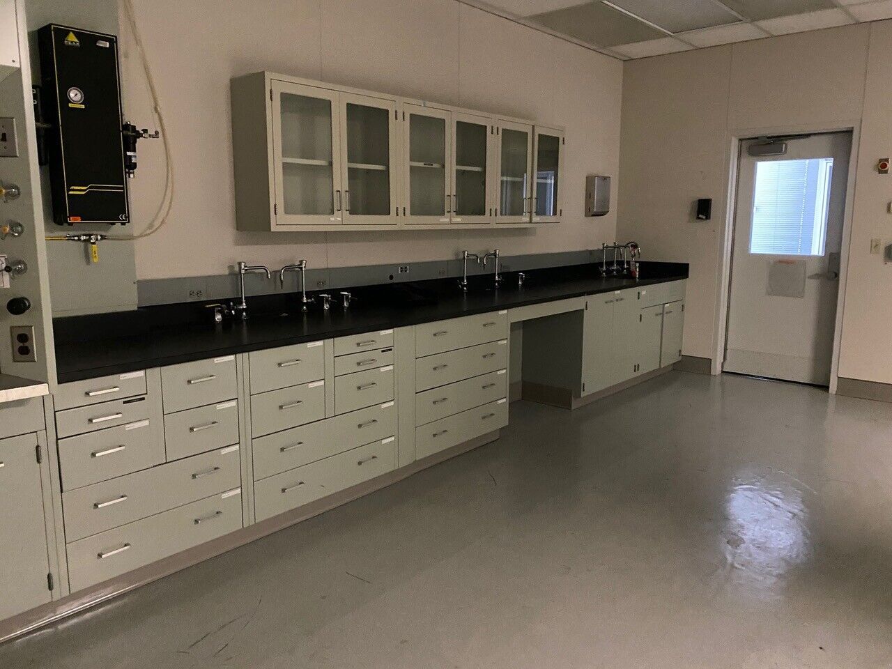 Custom Order Gray Lab Casework Benches by Linear Foot, Island & Perimeter