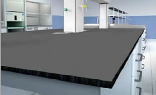 New Epoxy Countertop Phenolic Chemical Resistant w/ Backsplash(100385)