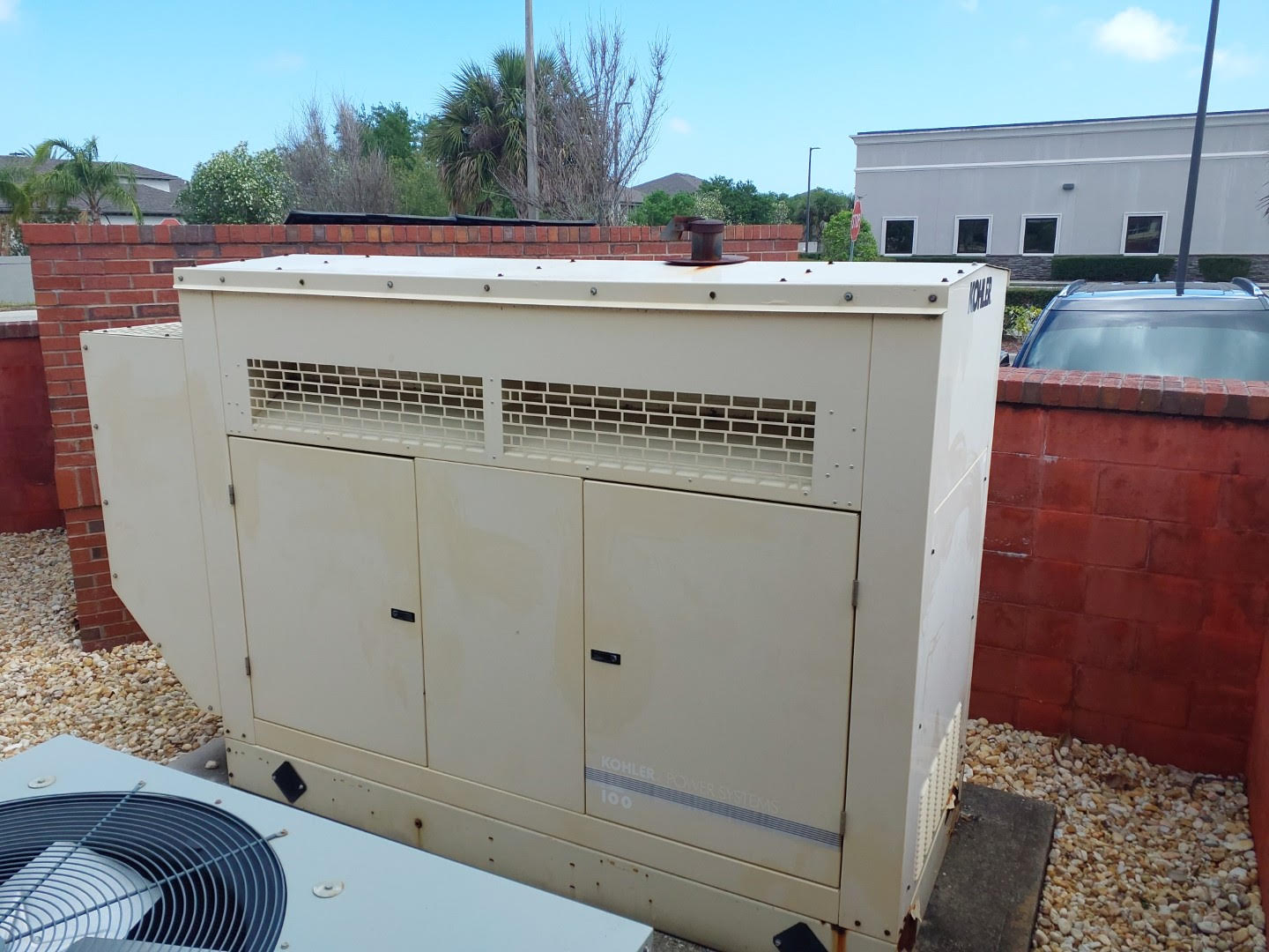 100KW Kohler 100RZG Nat Gas LP Generator 1&3PH Bad Mixing Valve
