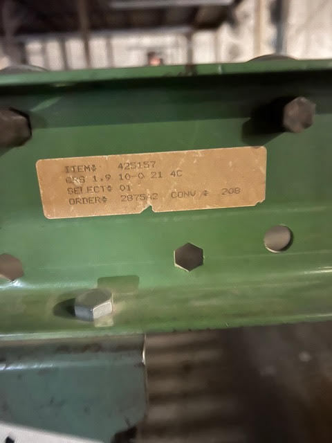 10'x2'x33" Buschman Conveyors with Legs