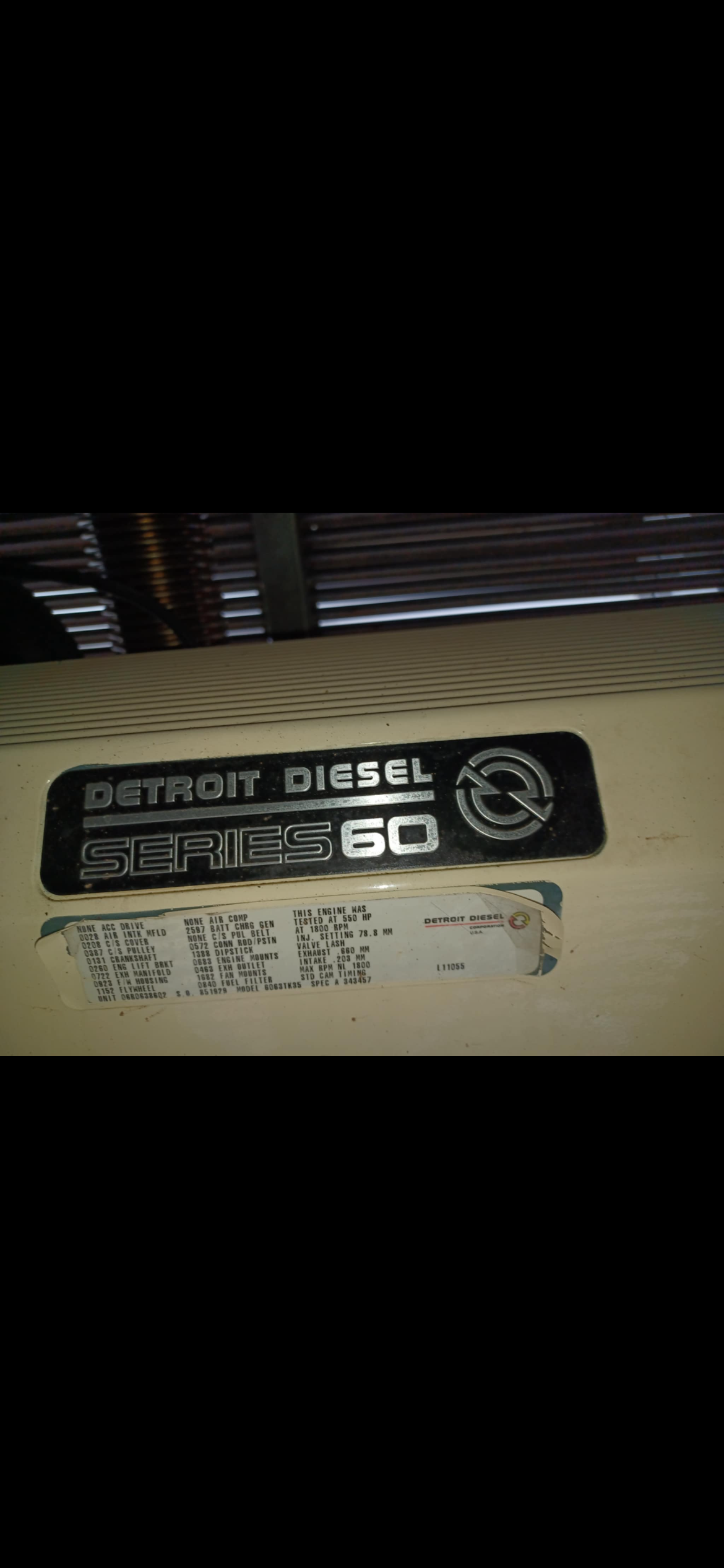 350KW Kohler 350REOZD Detroit Diesel Generator Series 60 322Hrs 3ph 480V