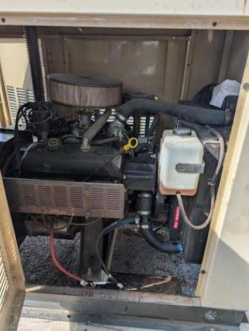 AS-IS 35KW Generac 99-A01479-S NG/LP Generator 1PH '99 AS-IS Non Working