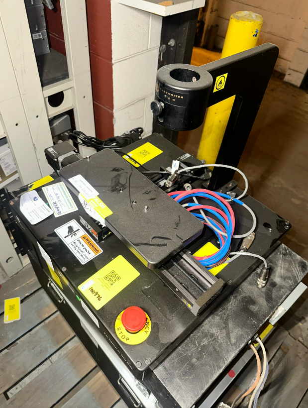 California Advanced Tubewriter 360 print station