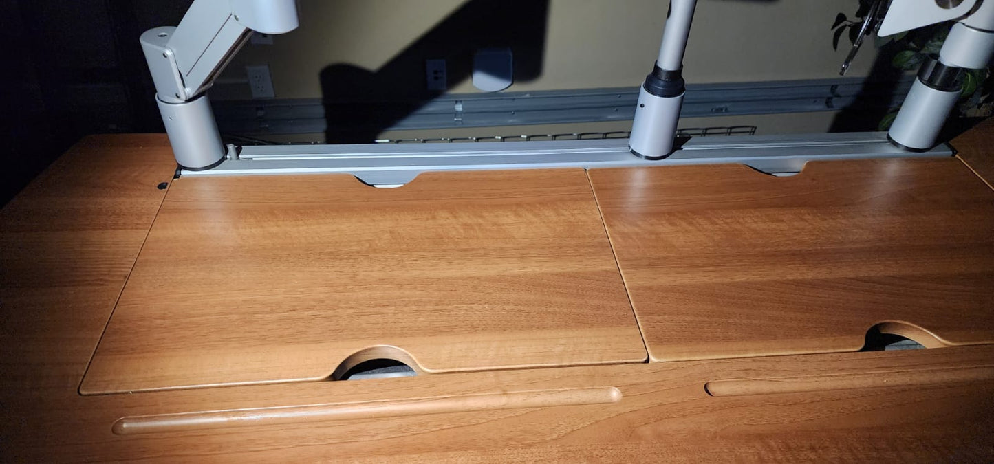 Wood Top Adjustable Work Desk w/ Linak Controls