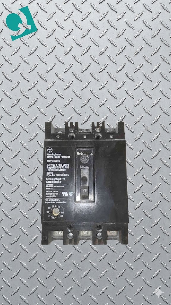 Westinghouse 30A 600VAC 3 Pole Breaker MCP13300RC (SKU: 109594)