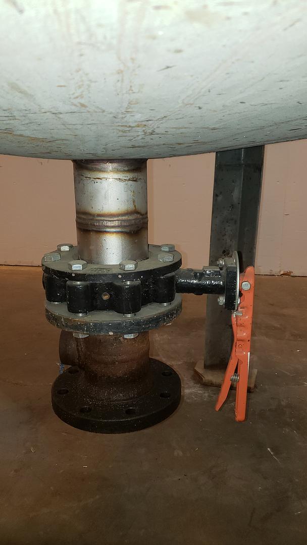 Slurry Tank 1000 Gal w/ Agitator & Shut Off(S6LLST8885)